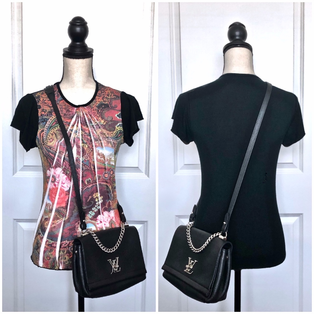 TOPSY TURVY Multicolor Short Sleeve Top